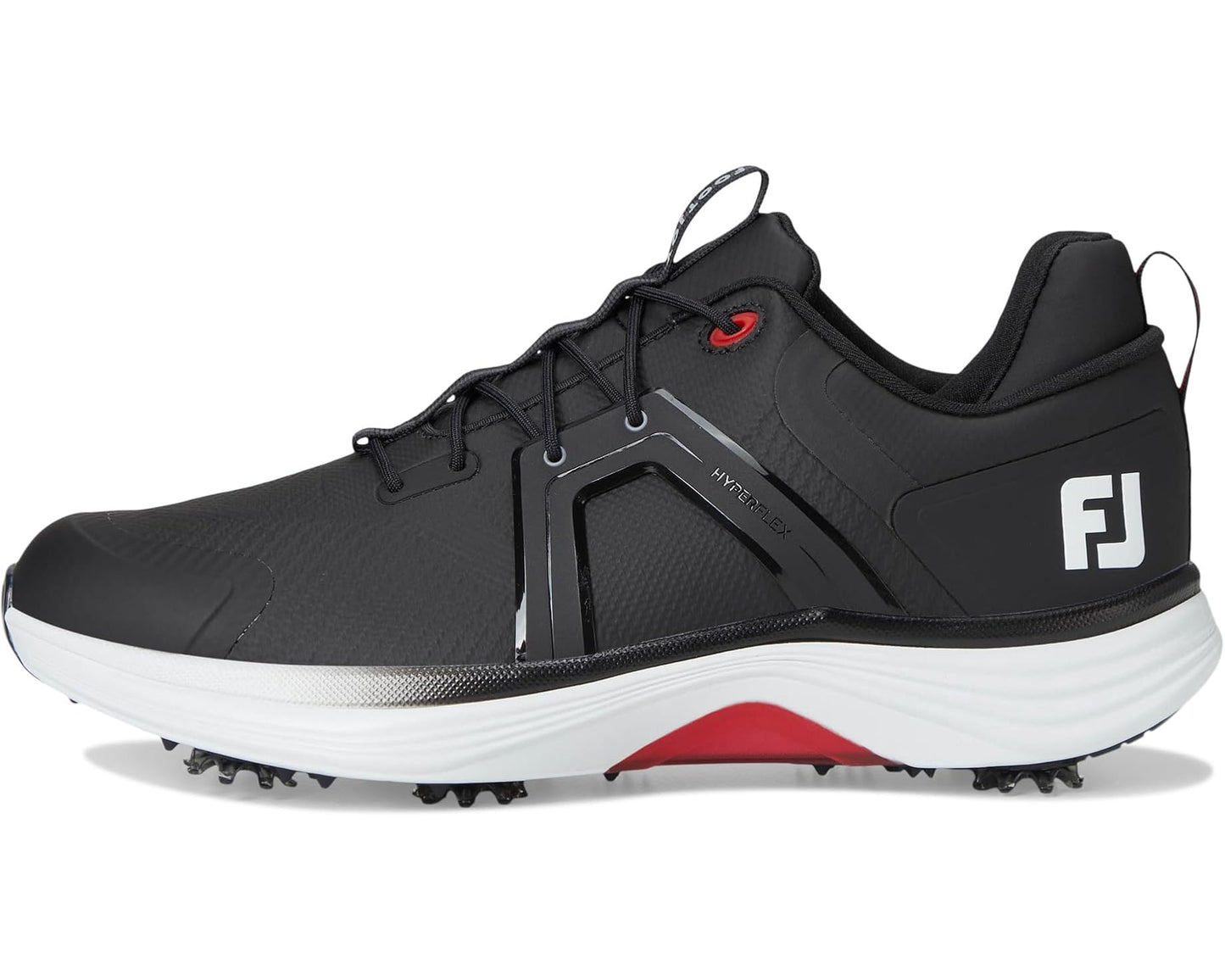 Men's FootJoy HyperFlex Golf Shoes Black/White/Red
