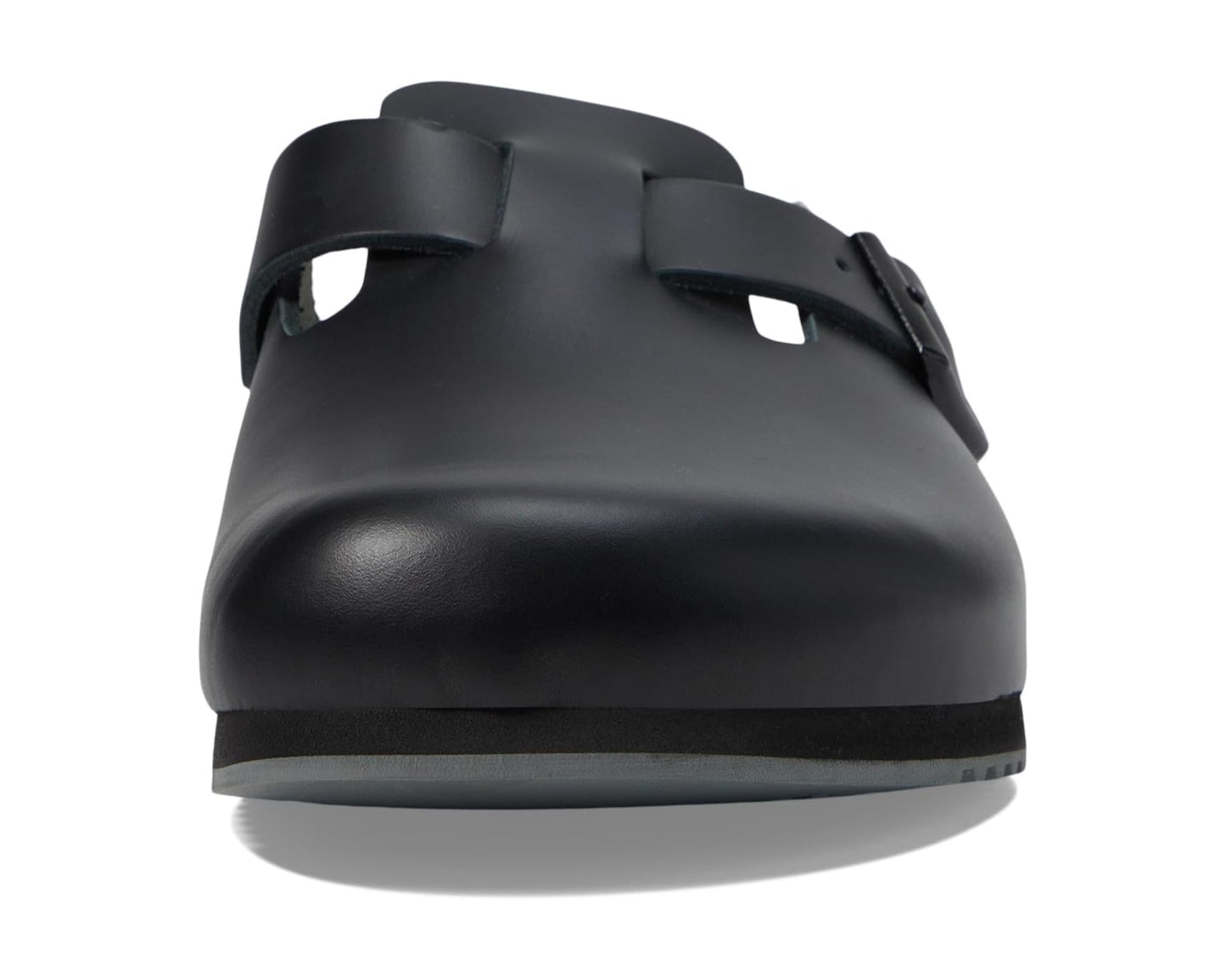 Unisex Birkenstock Boston Super Grip (Unisex) Black Leather