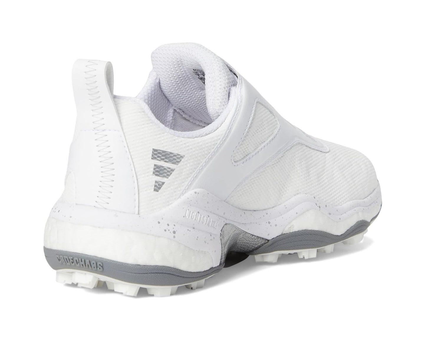 Men's adidas Golf Codechaos BOA 25 Golf Shoes Footwear White/Iron Metallic/Grey Four