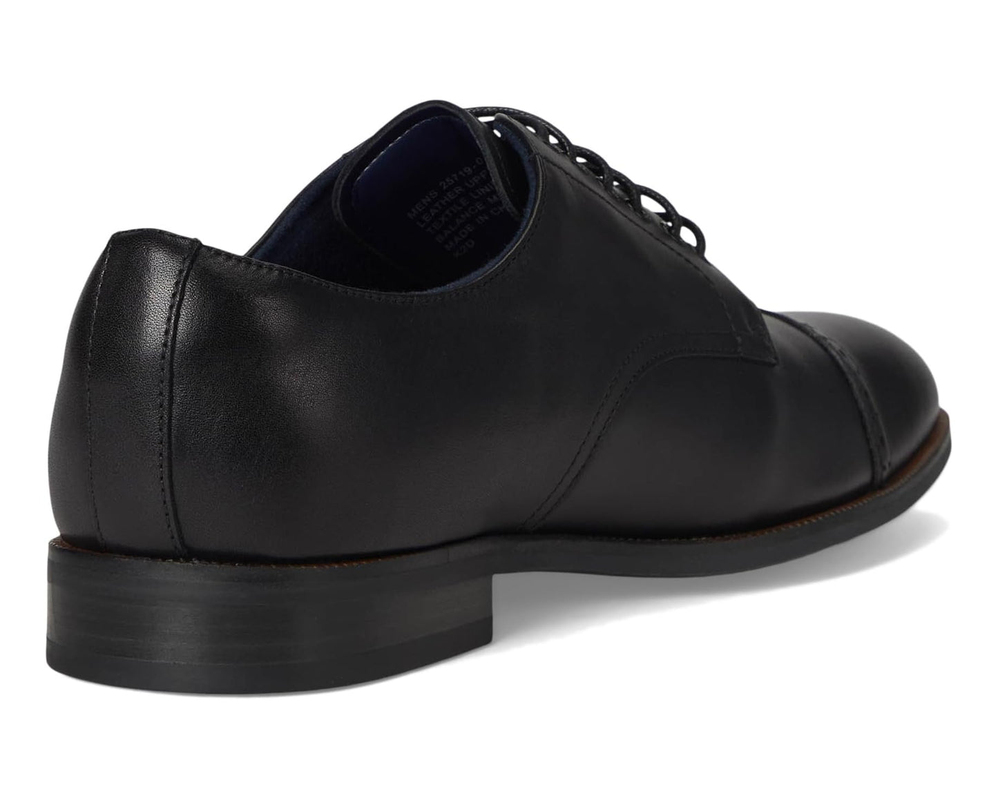 Men's Stacy Adams William Cap Toe Lace-Up Black