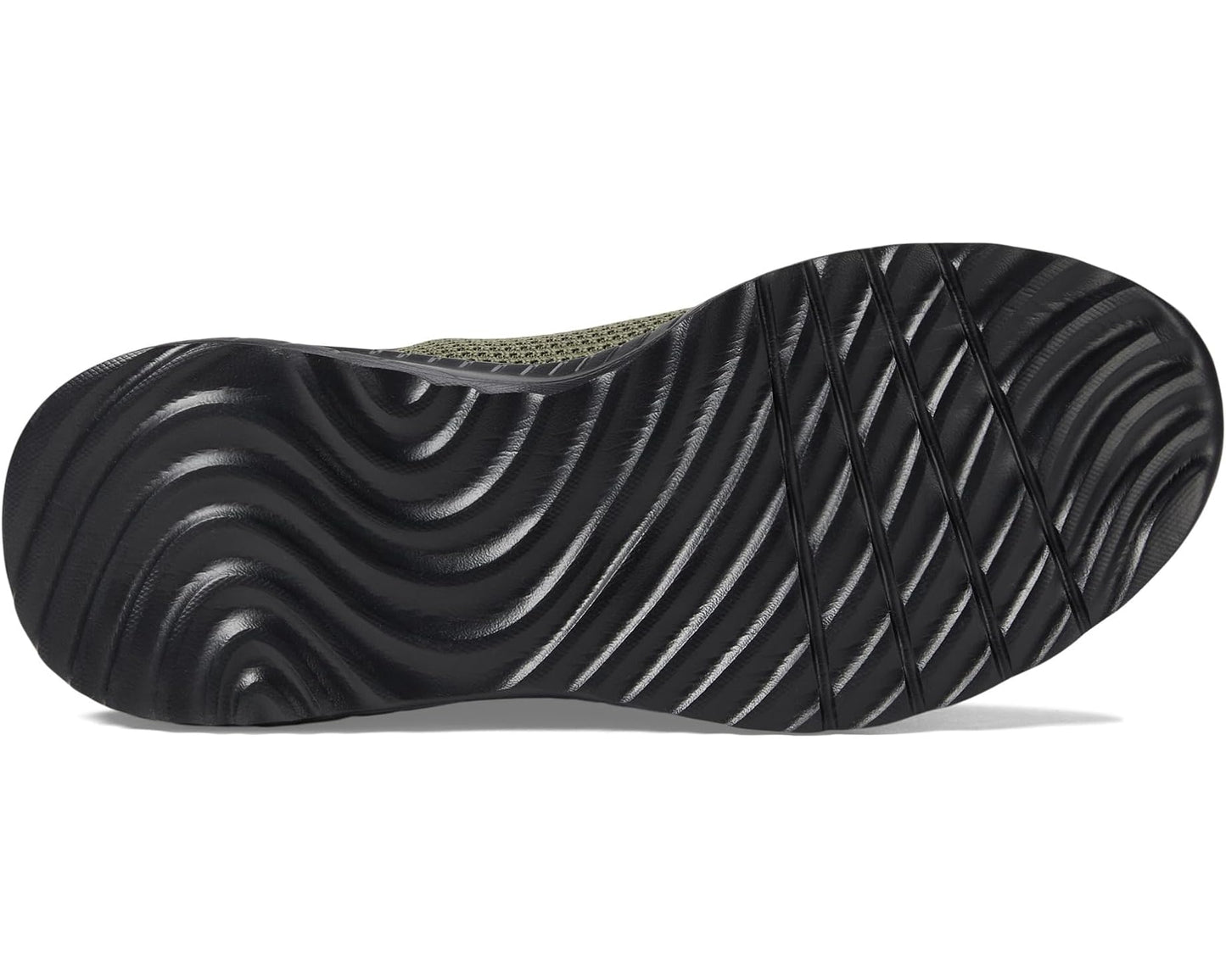 Men's BOBS from SKECHERS Hands Free Slip-Ins Squad Chaos - Balanced Edge Olive