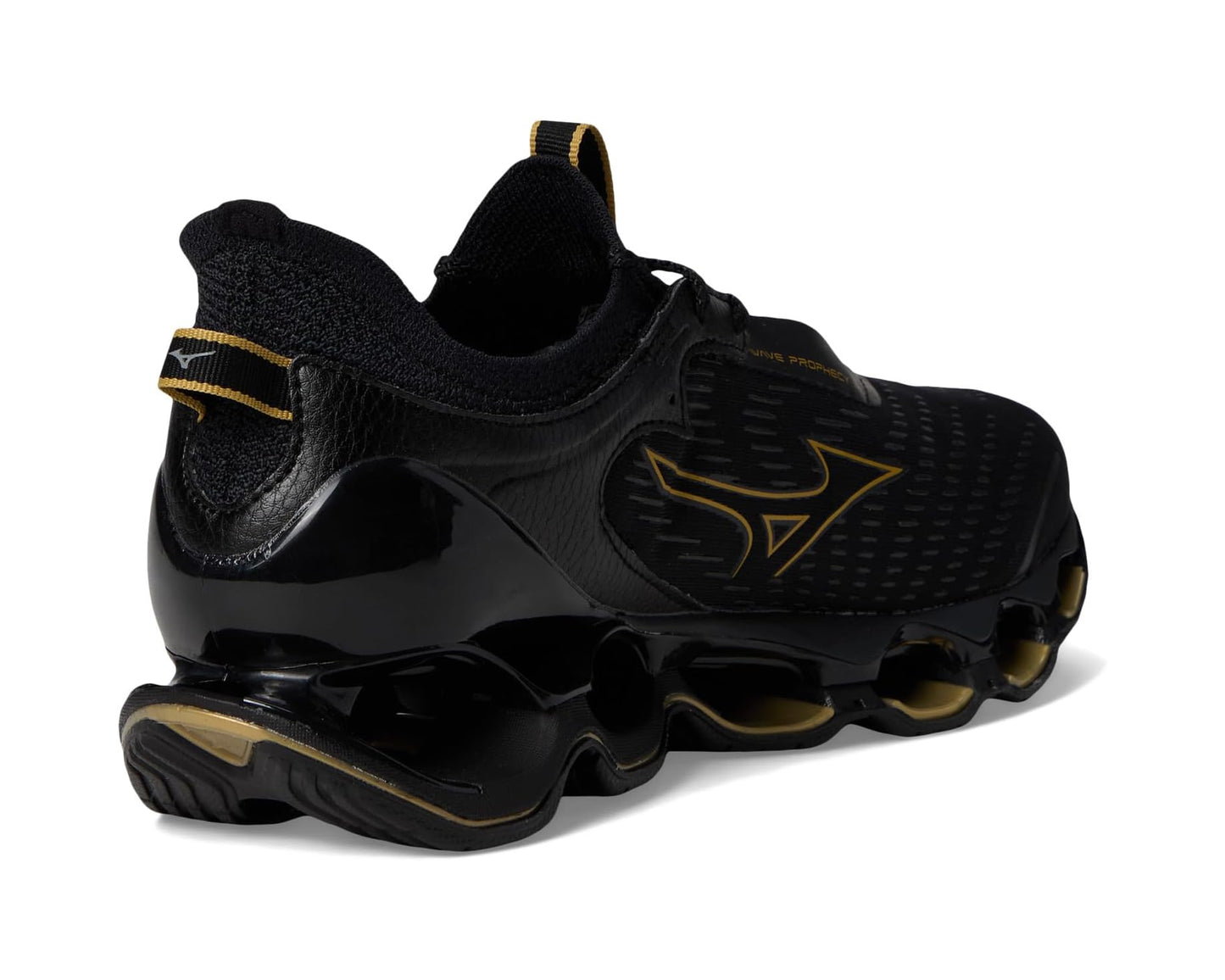 Men's Mizuno Wave Prophecy 14 Black/Gold