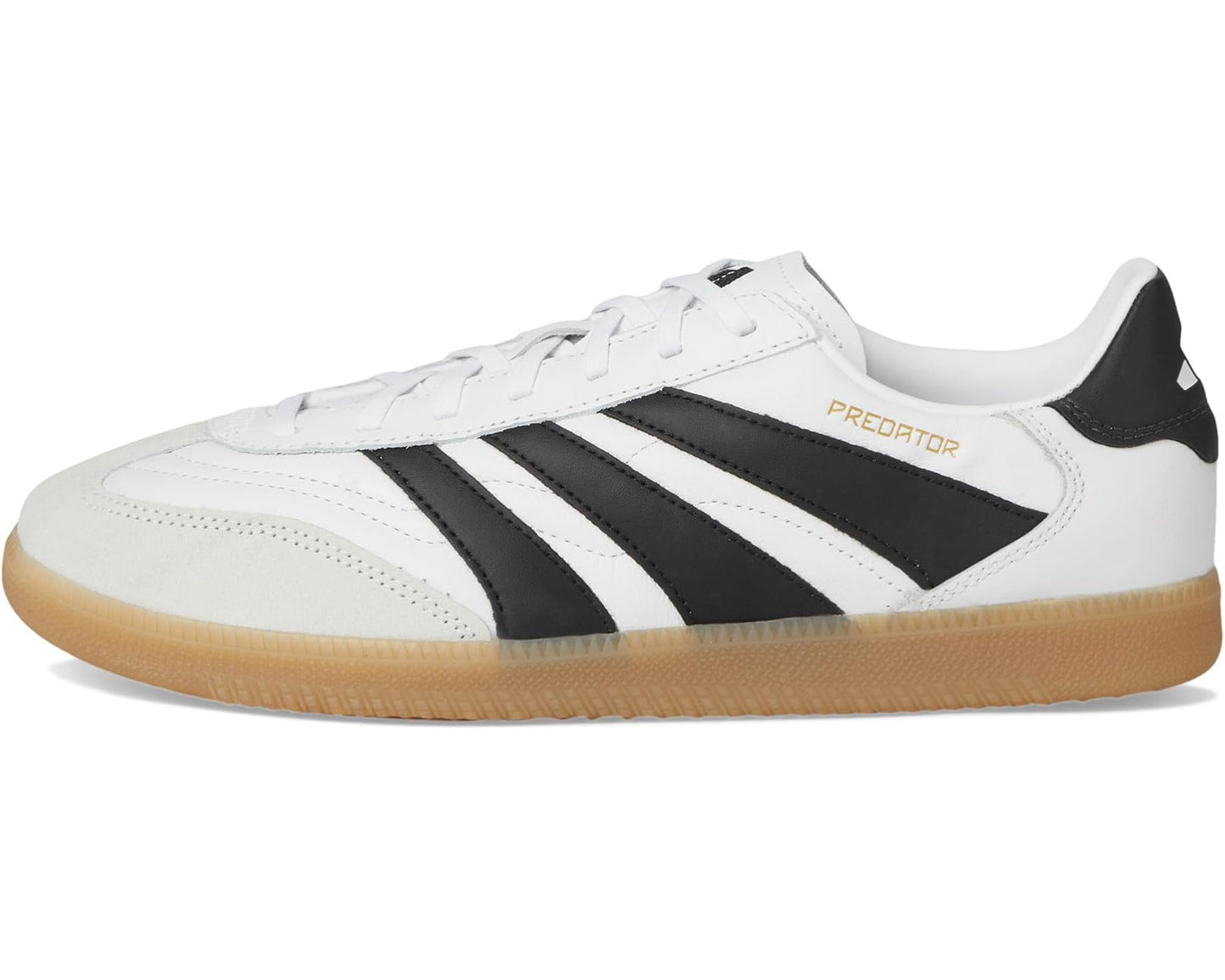 Unisex adidas Predator Freestyle Indoor Soccer Cleats White/Black/Gold Metallic