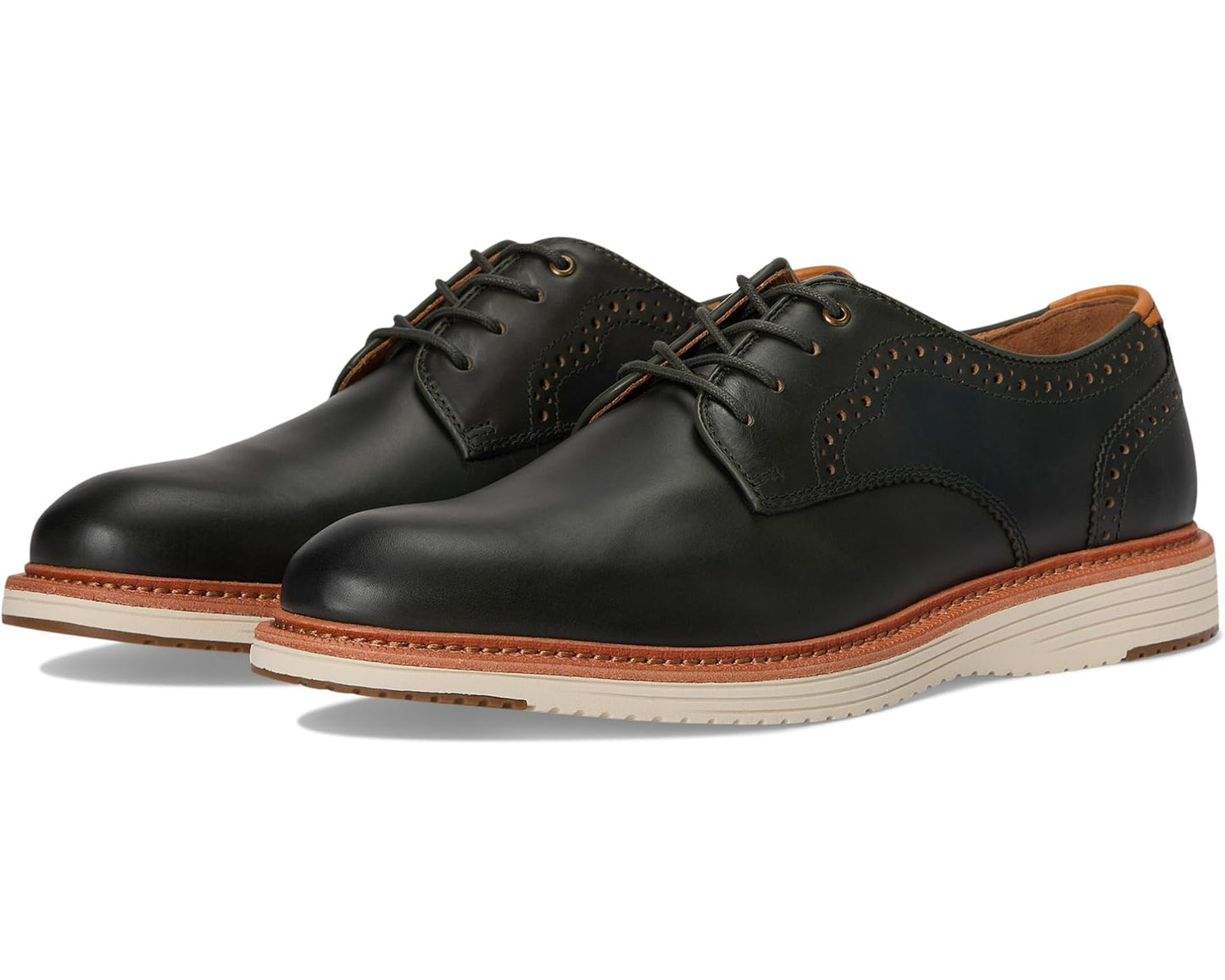 Men's Johnston & Murphy Upton 175th Plain Toe Olive Oiled American Full Grain