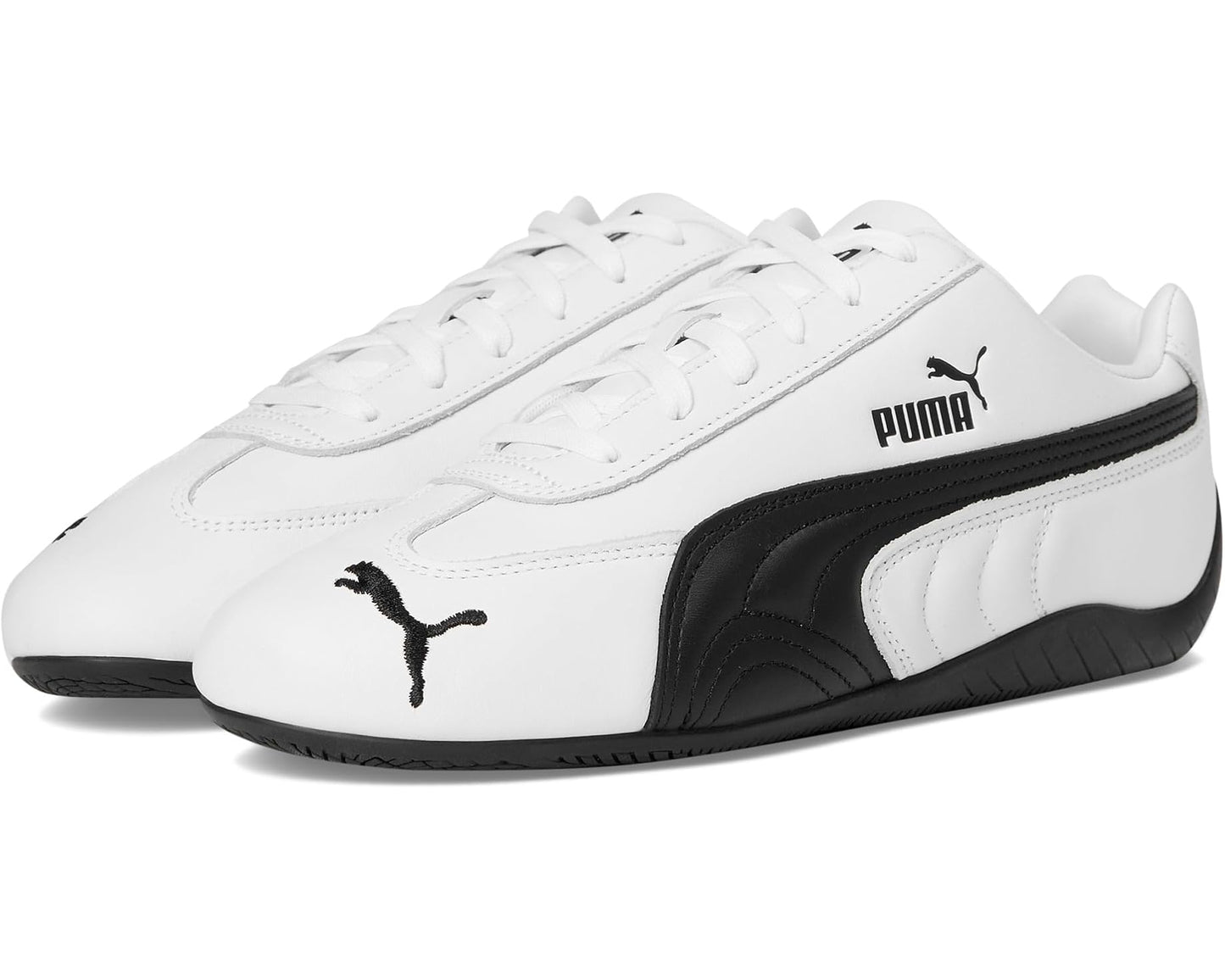 Men's PUMA Speedcat Full Leather Shoes White/Black