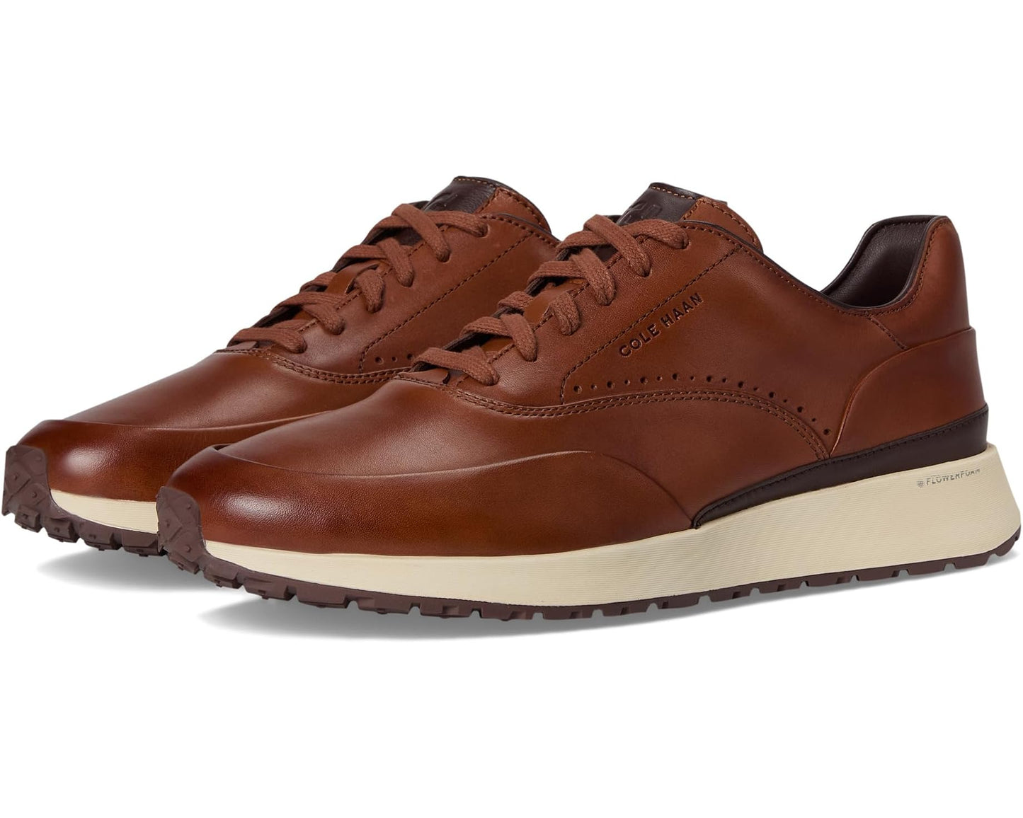 Men's Cole Haan Premium Gentleman's Sneakers Runners British Tan/Madeira/Angora