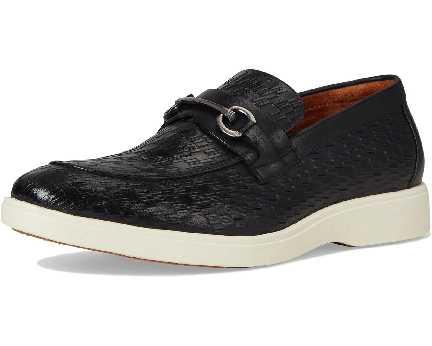 Men's Stacy Adams Salyer Moc Toe Slip-On Black
