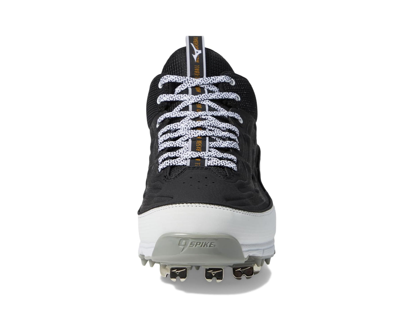 Men's Mizuno 9-Spike Ambition 3 Mid Black/White