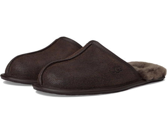 Men's UGG Scuff Leather Distressed Dusted Cocoa