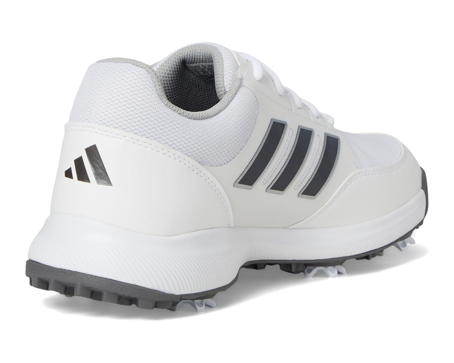 Men's adidas Golf Tech Response 3.0 Golf Shoes Footwear White/Dark Silver Metallic/Silver Metallic