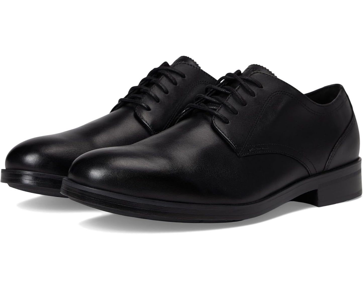 Men's Cole Haan Newmark Grand Plain Toe Oxfords Black/Black