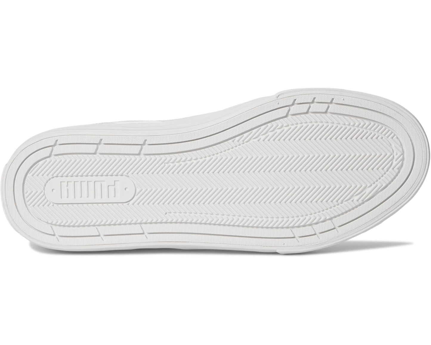 Men's PUMA Court Classic Vulc Slip On Sneakers Puma White/Puma White