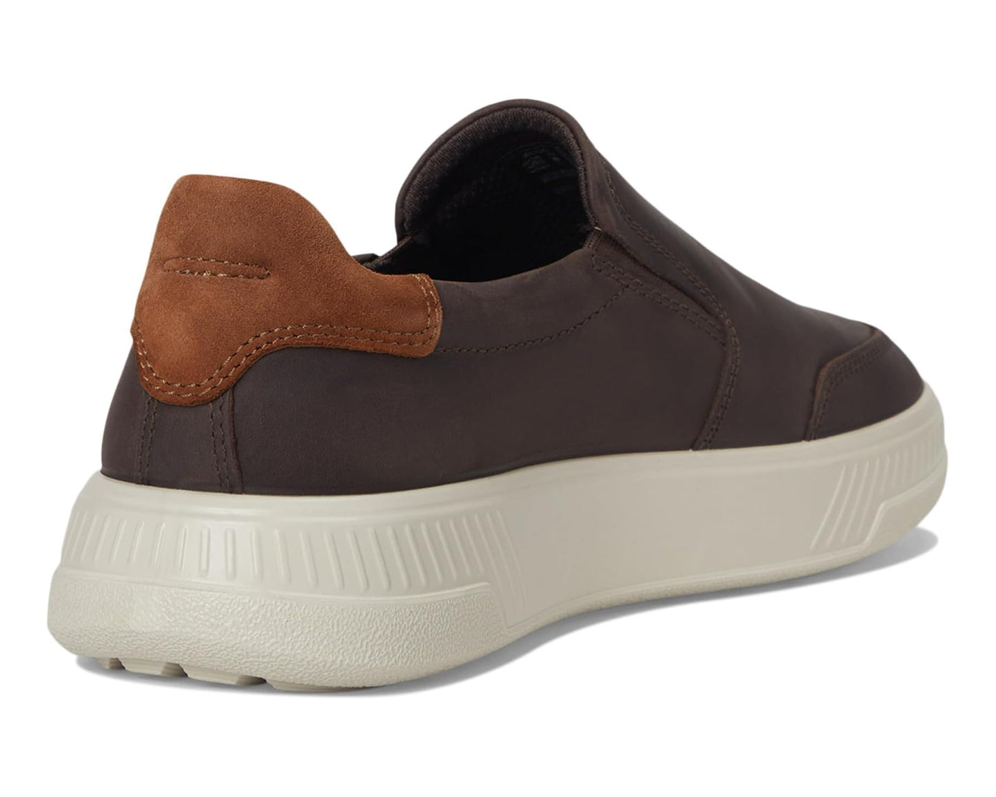 Men's ECCO Move Slip On Sneaker Coffee/Camel Suede