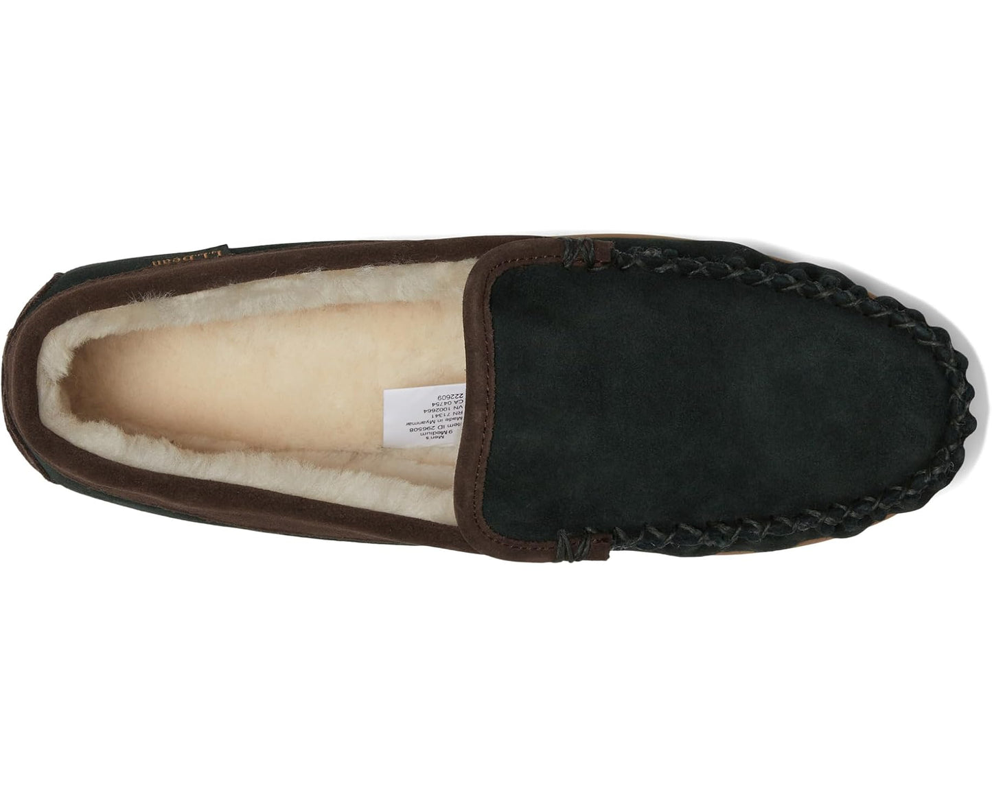 Men's L.L.Bean Wicked Good Slipper Venetian Black Spruce/Chocolate