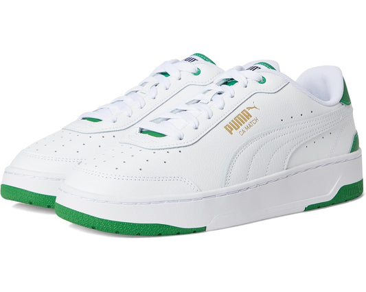 Men's PUMA CA Match Shoes White/Archive Green