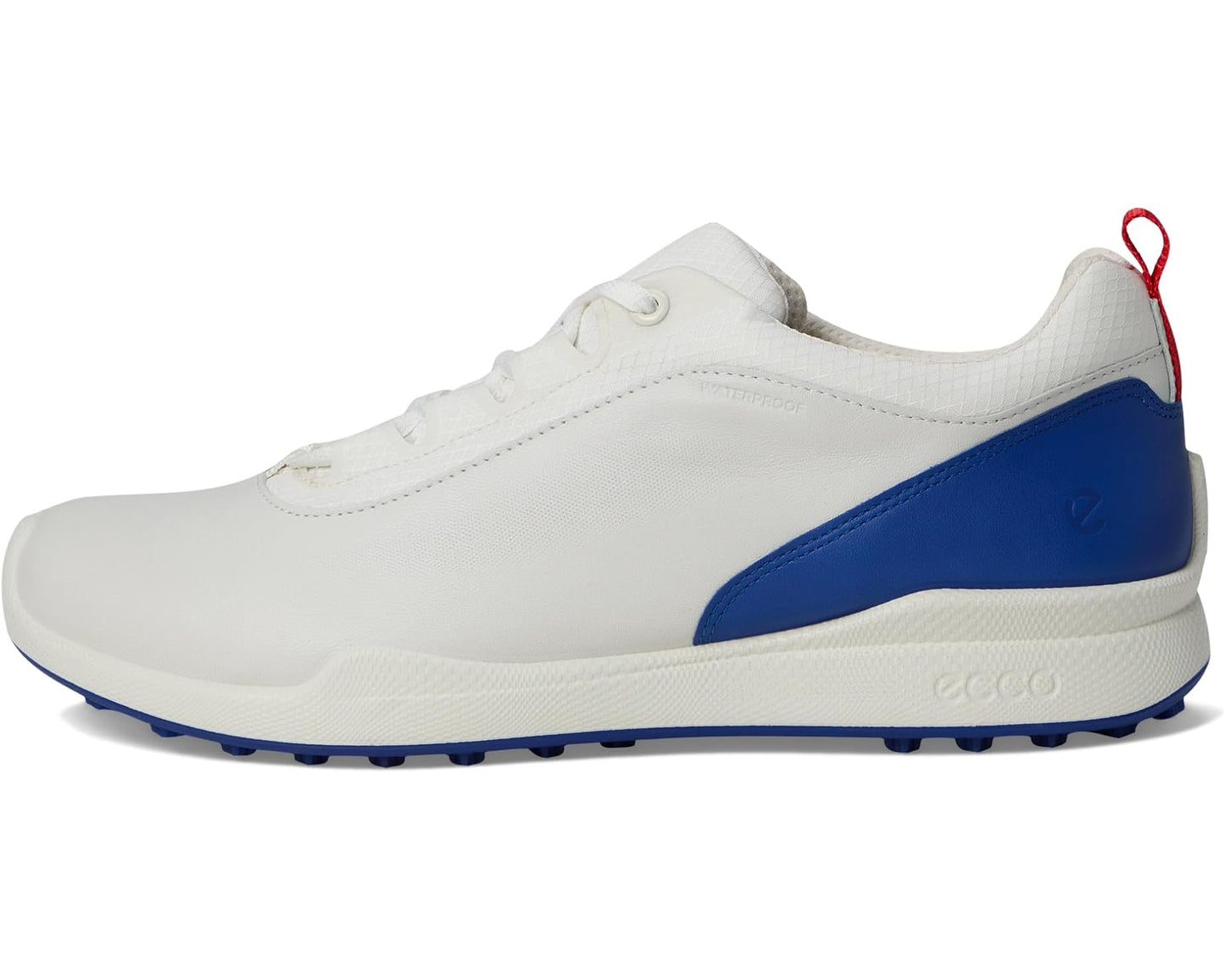 Men's ECCO Golf BIOM Hybrid BNY Waterproof White/Mazarine Blue