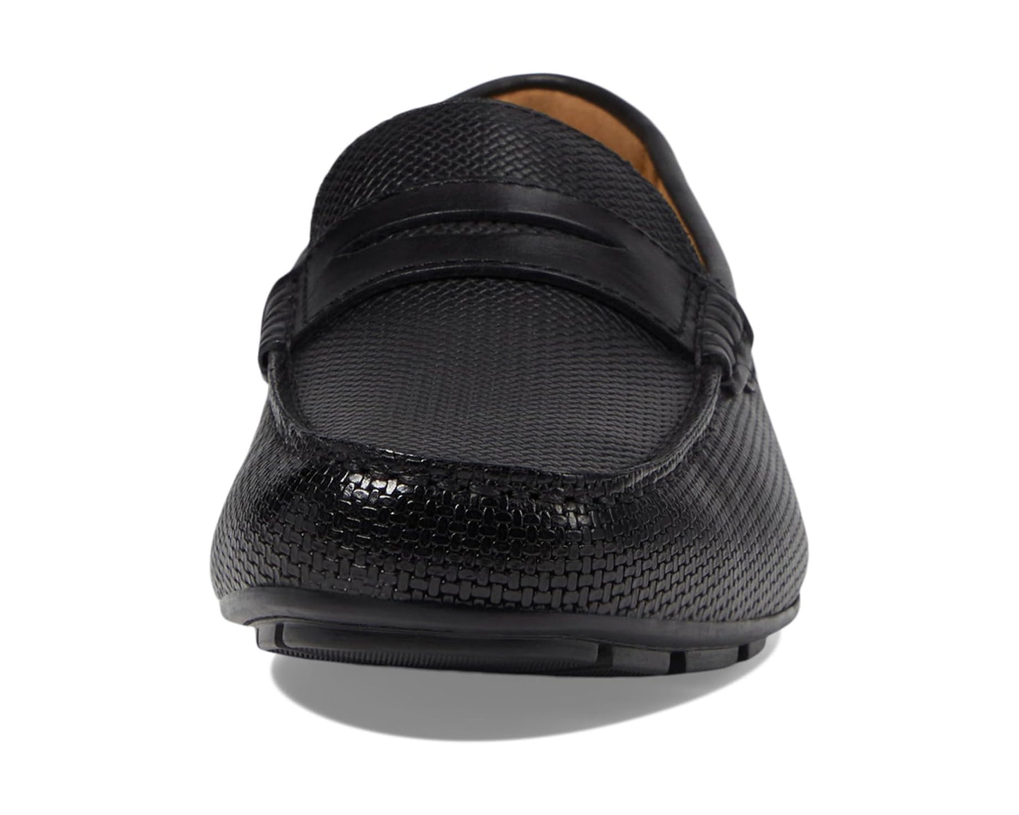 Men's Florsheim Motor Moc Toe Penny Driver Black