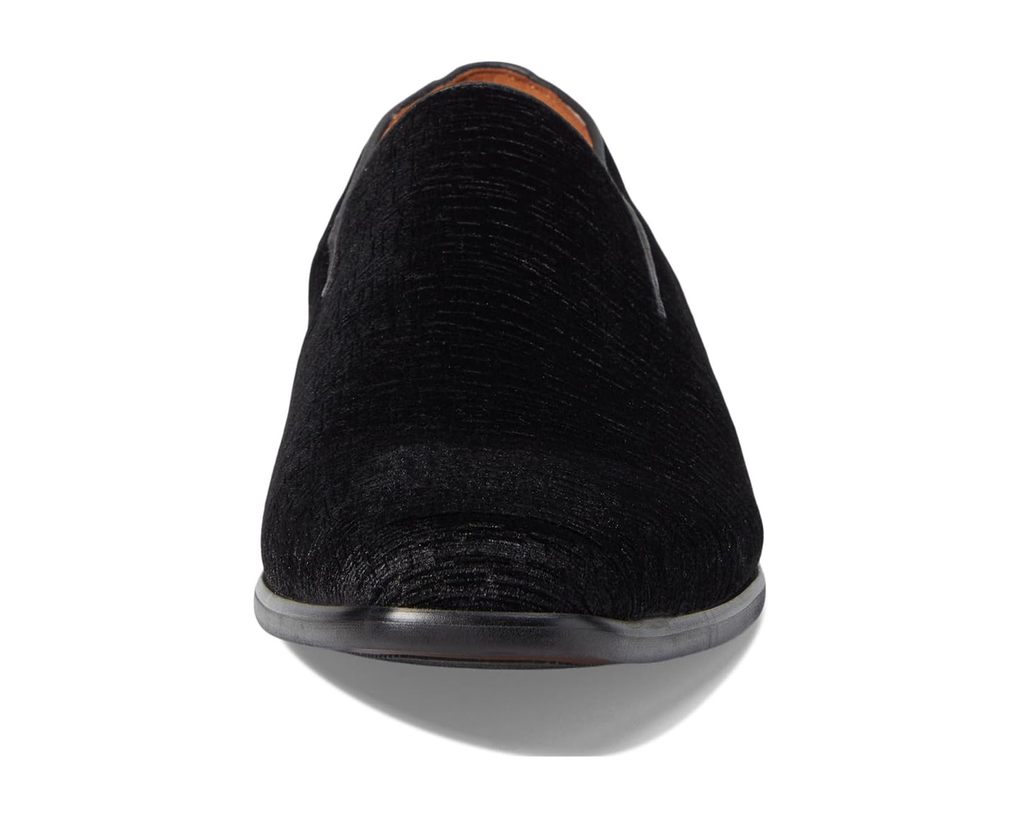 Men's Florsheim Postino Plain Toe Velvet Slip-On Black