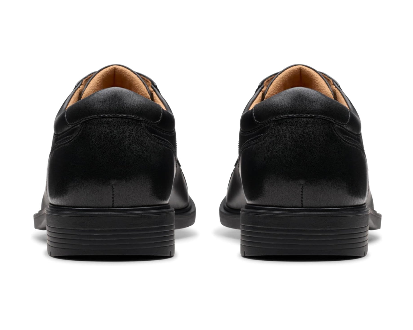 Men's Clarks Eldredge Cap Black Leather