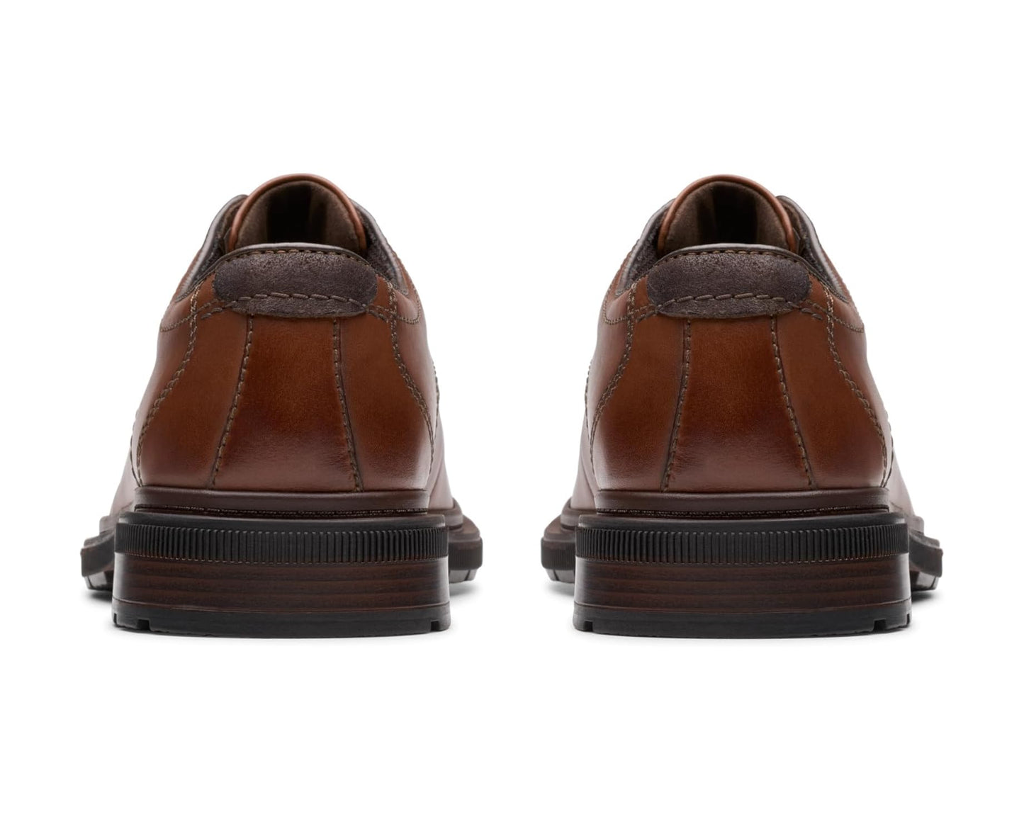 Men's Clarks Burchill Derby Dark Tan Leather