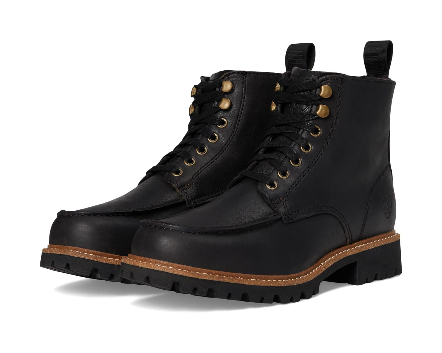 Men's Ariat Split Rock Western Boots Black Mocha