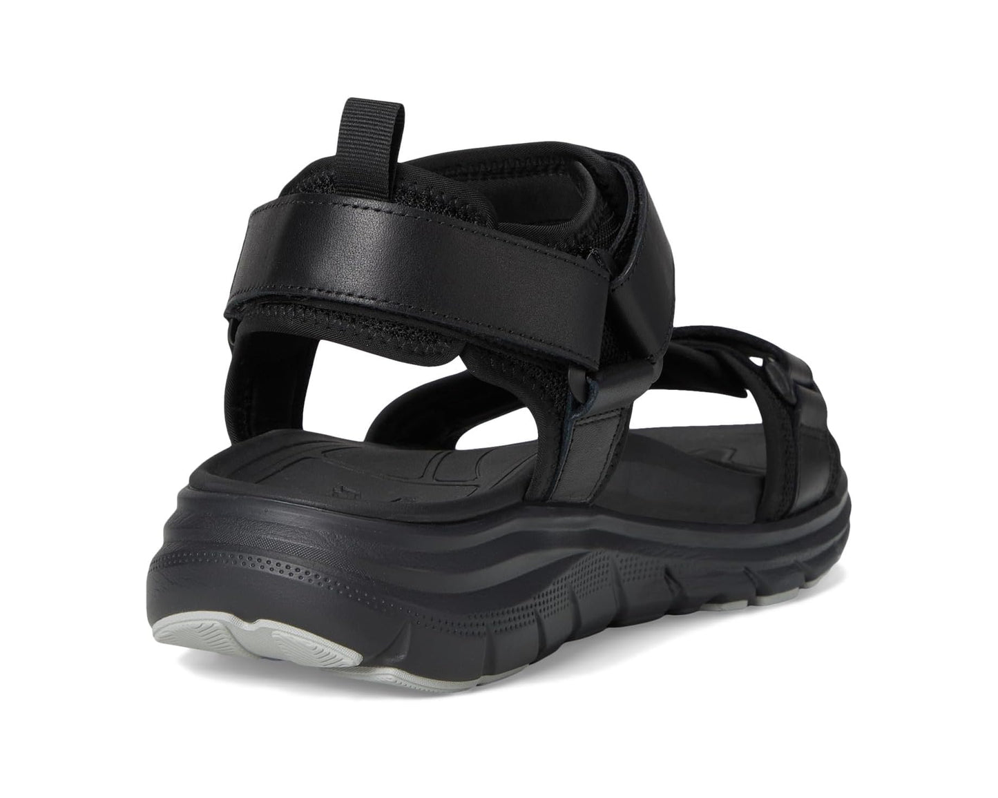 Men's VIONIC Walk Max Wanderer Walking Sandals Black Nappa