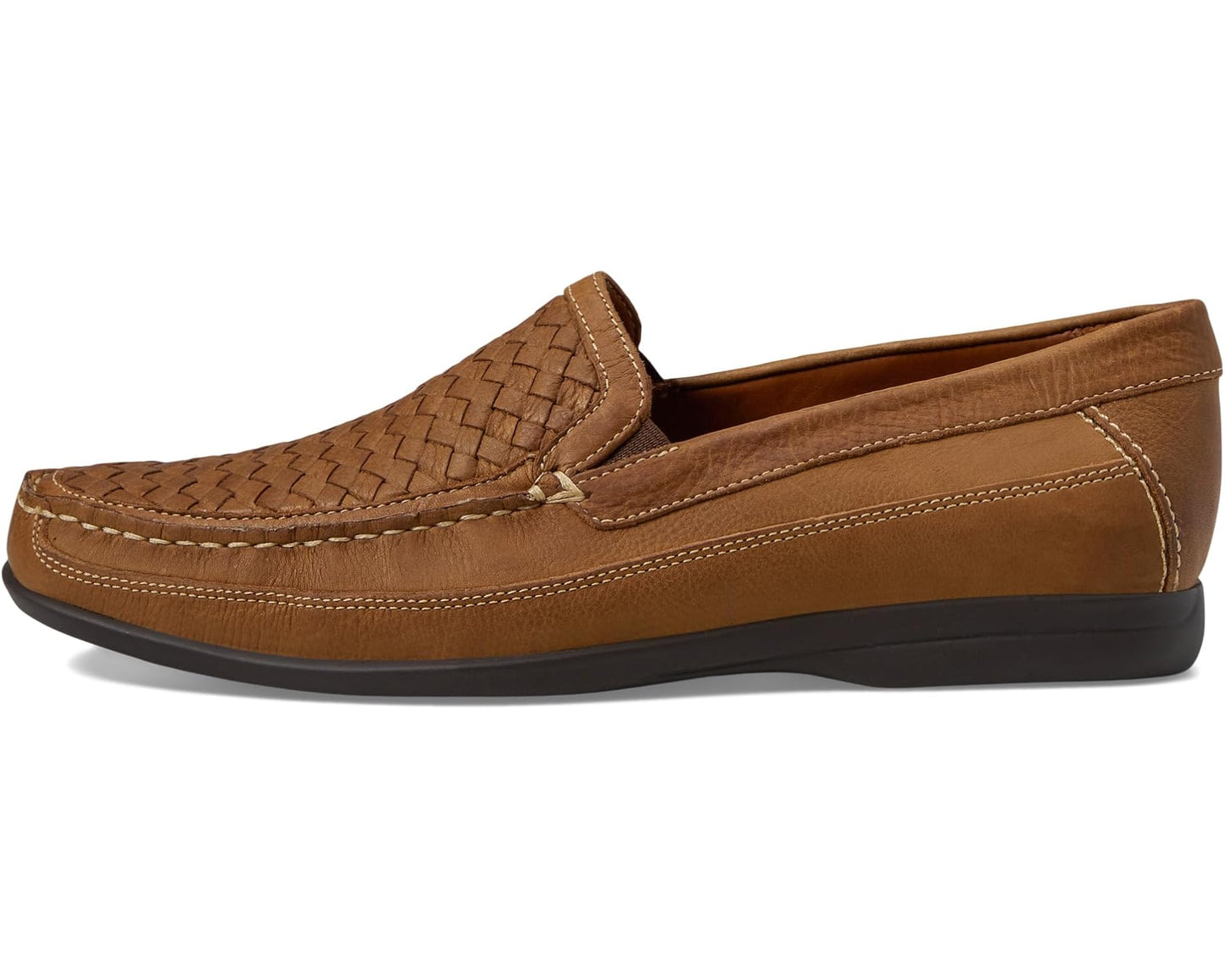 Men's Johnston & Murphy Locklin Woven Venetian Tan Oiled Full Grain