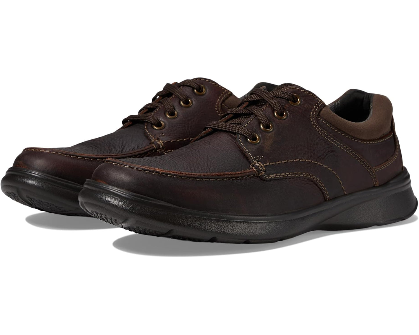 Men's Clarks Cotrell Edge Brown Oily Leather
