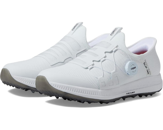 Men's Skechers GO GOLF Go Golf Elite 5 Hands Free Slip-Ins White