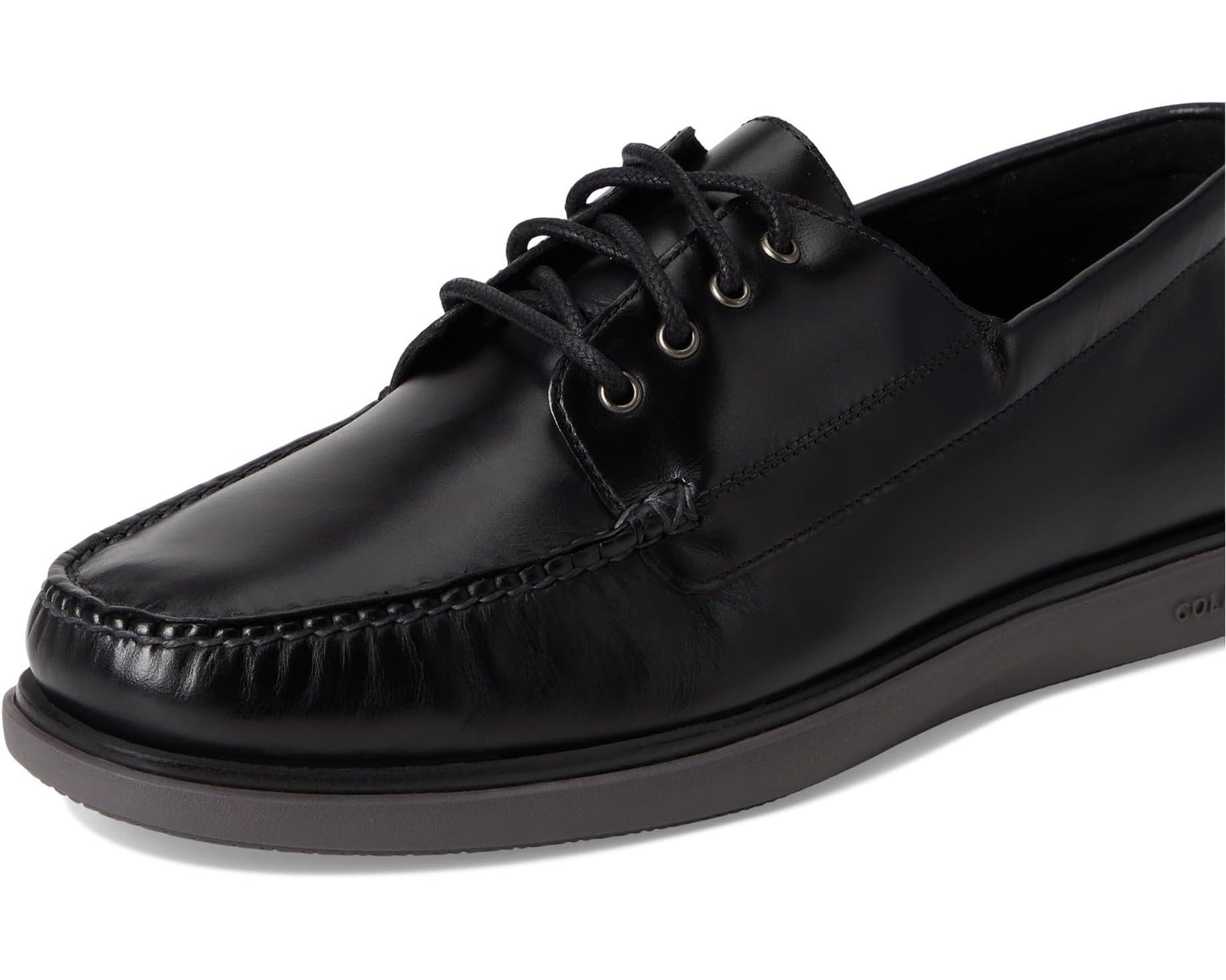 Men's Cole Haan Grand 4-Eye Loafers Black Nubuck/Pavement