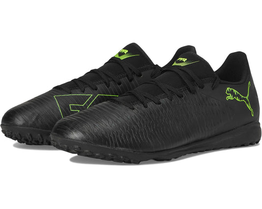 Men's PUMA Future 8 Play Turf Trainer Soccer Cleats Black/Fizzy Light/Green Terrain