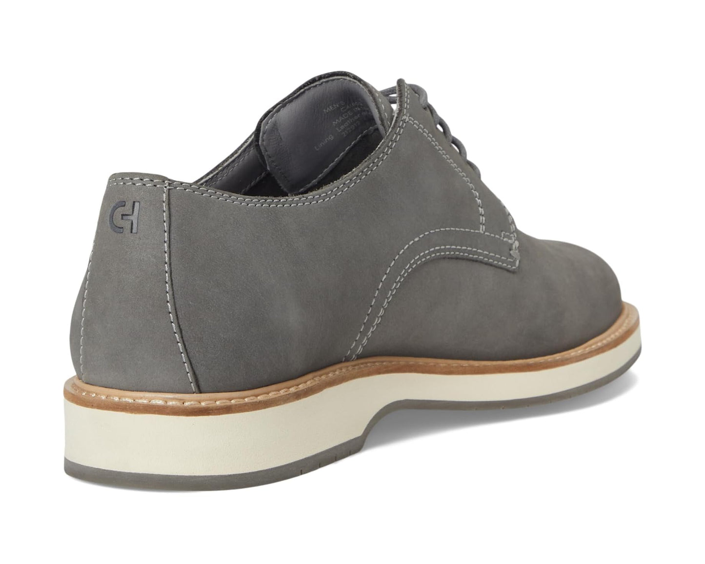 Men's Cole Haan Morse Grand Plain Toe Oxfords Sea Stone Nubuck/Ivory/Sea Stone