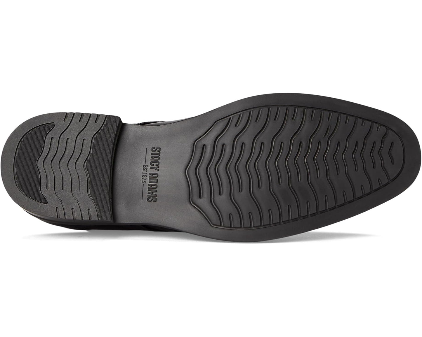 Men's Stacy Adams Benson Plain Toe Lace-Up Black