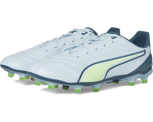 Men's PUMA King Pro Firm Ground/Artificial Ground Soccer Cleats Frosted Dew/Fizzy Apple/Gray Skies