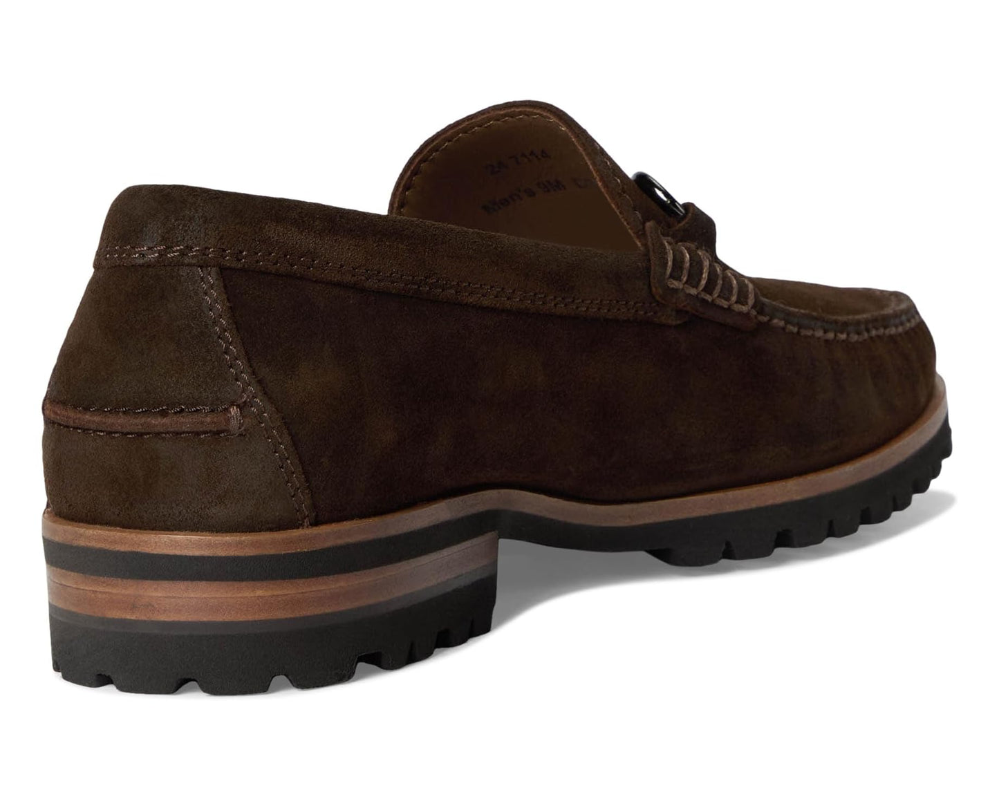 Men's Johnston & Murphy Collection Baldwin Lug Bit Brown Waxed English Suede