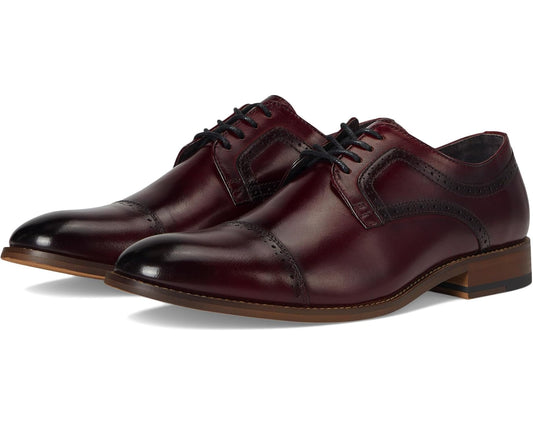 Men's Stacy Adams Dickinson Cap Toe Oxford Burgundy