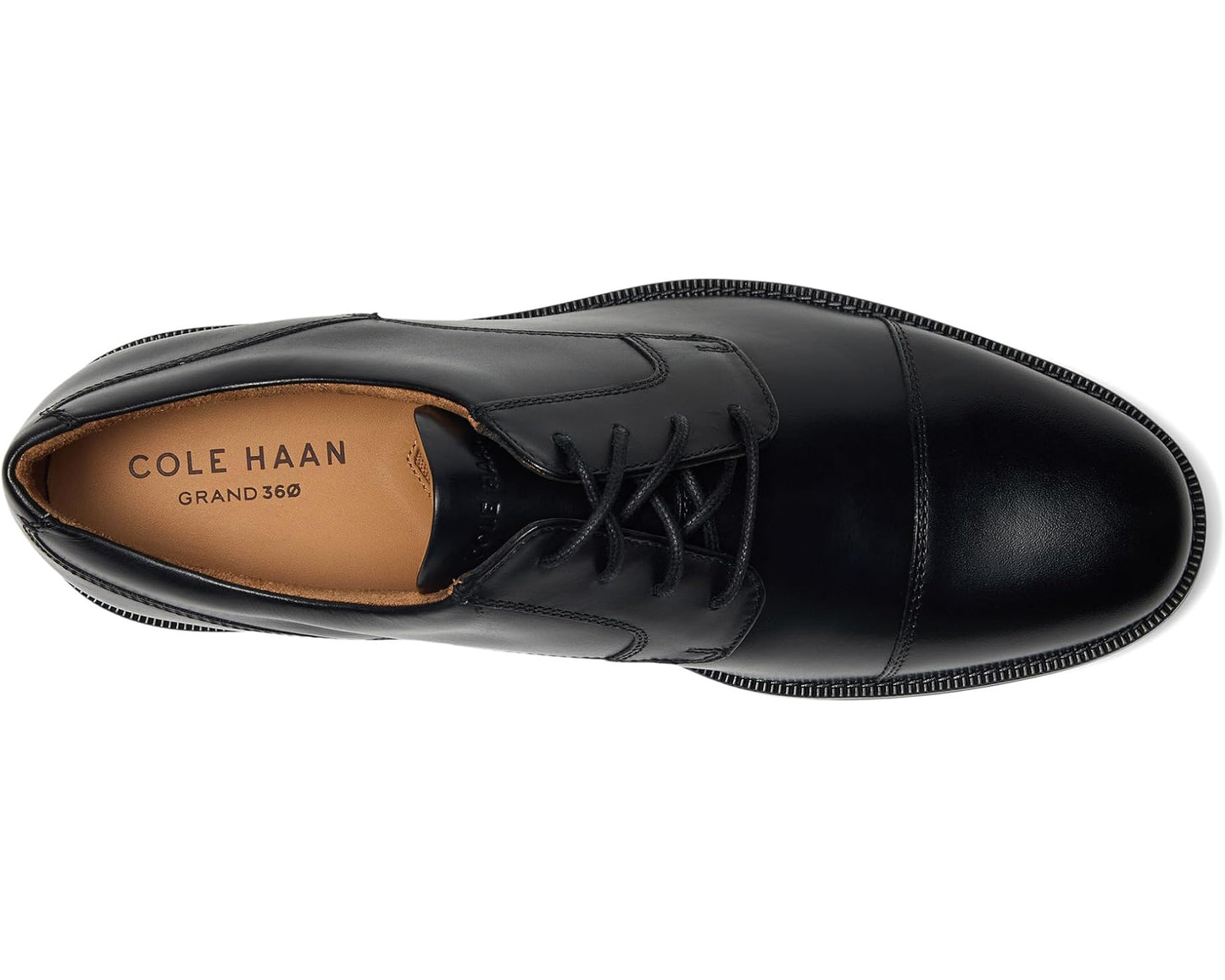 Men's Cole Haan Bedford Cap-Toe Oxfords Black