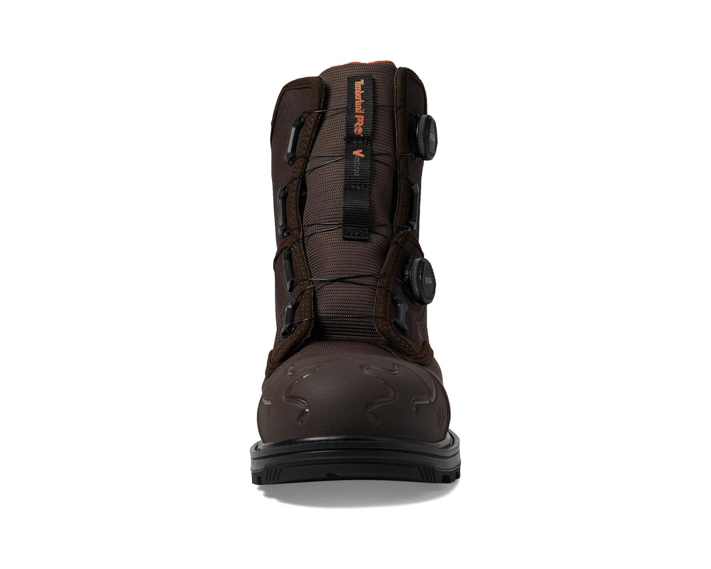 Men's Timberland PRO Magnitude BOA 8 Inch Composite Safety Toe Waterproof Puncture Resistant Brown