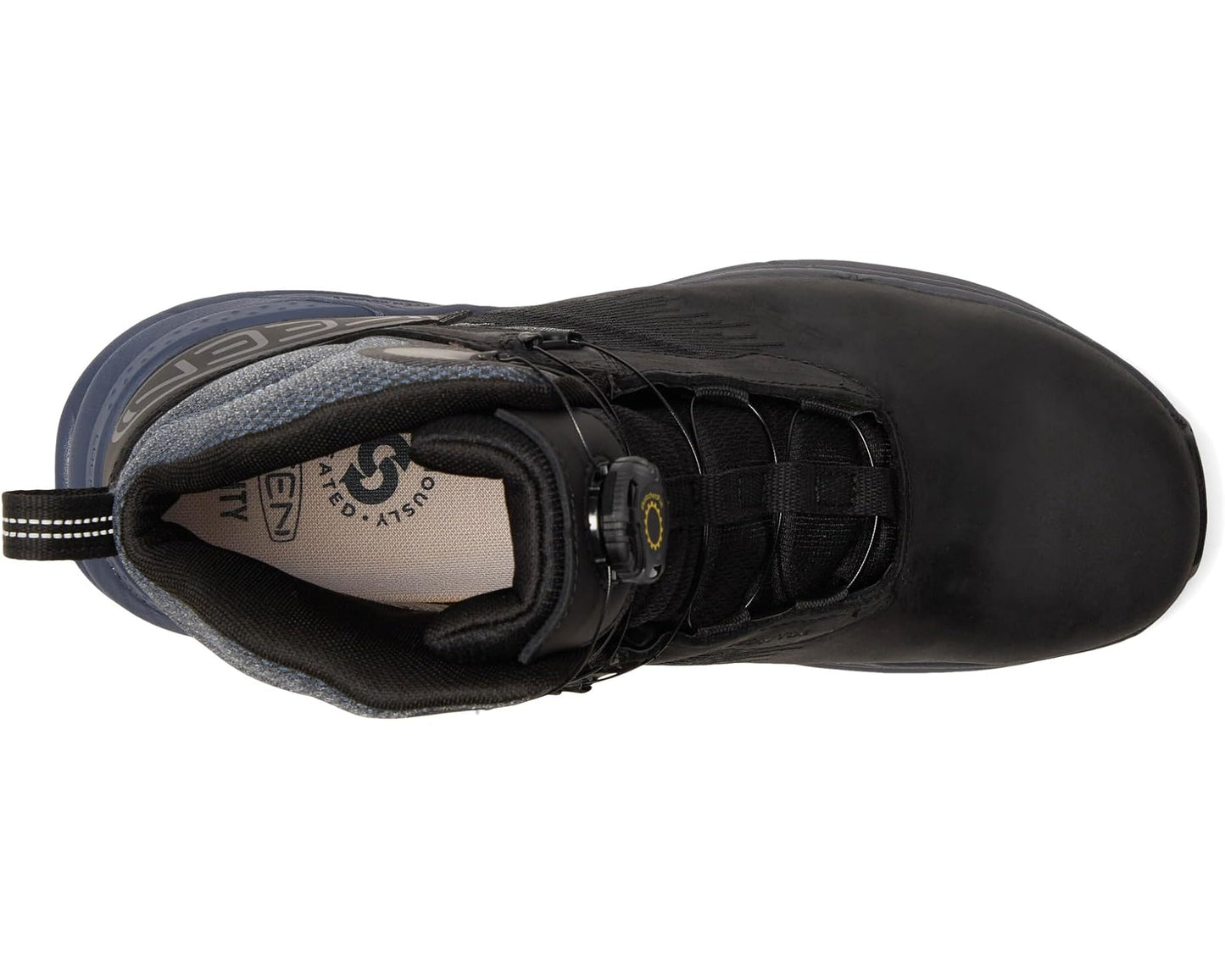 Men's KEEN Utility Snapline RF Waterproof Boot (Carbon-Fiber Toe) Vintage Indigo/Black