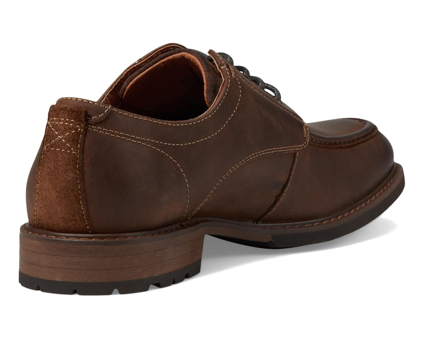 Men's Florsheim Lodge Moc Toe Oxford Brown Crazy Horse