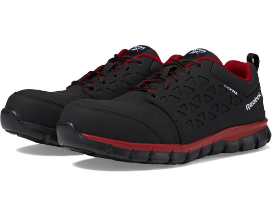 Men's Reebok Work Sublite Cushion Work Comp Toe SD Black/Red