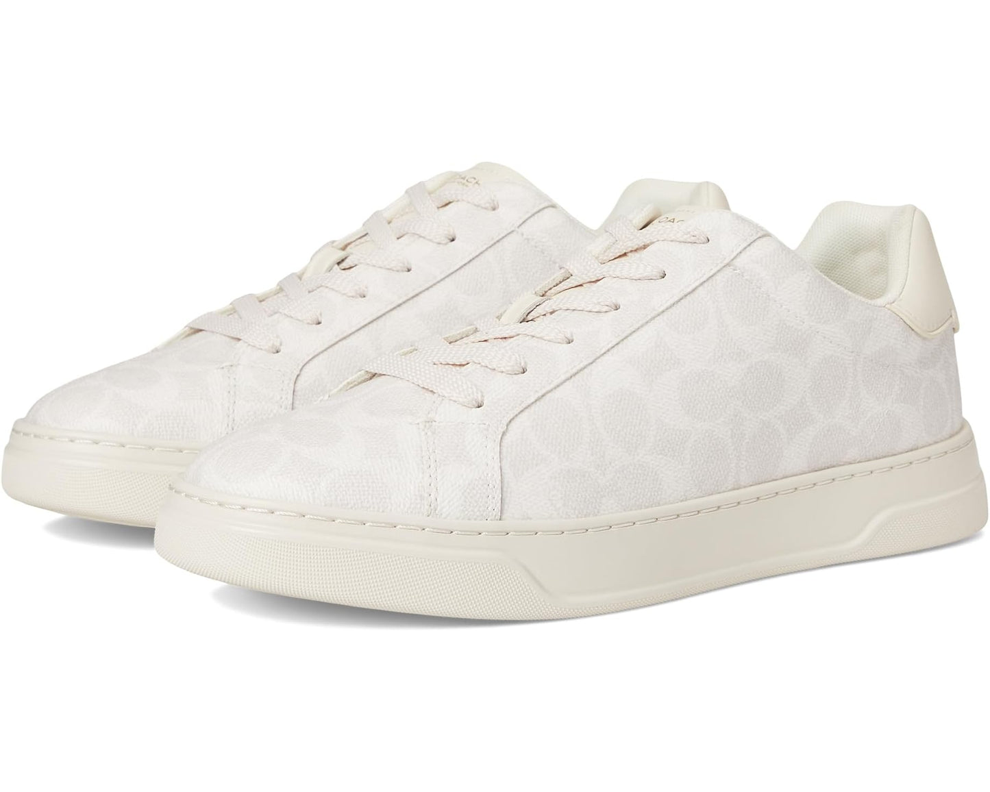 Men's COACH High Line Sneaker In Signature Canvas Off White