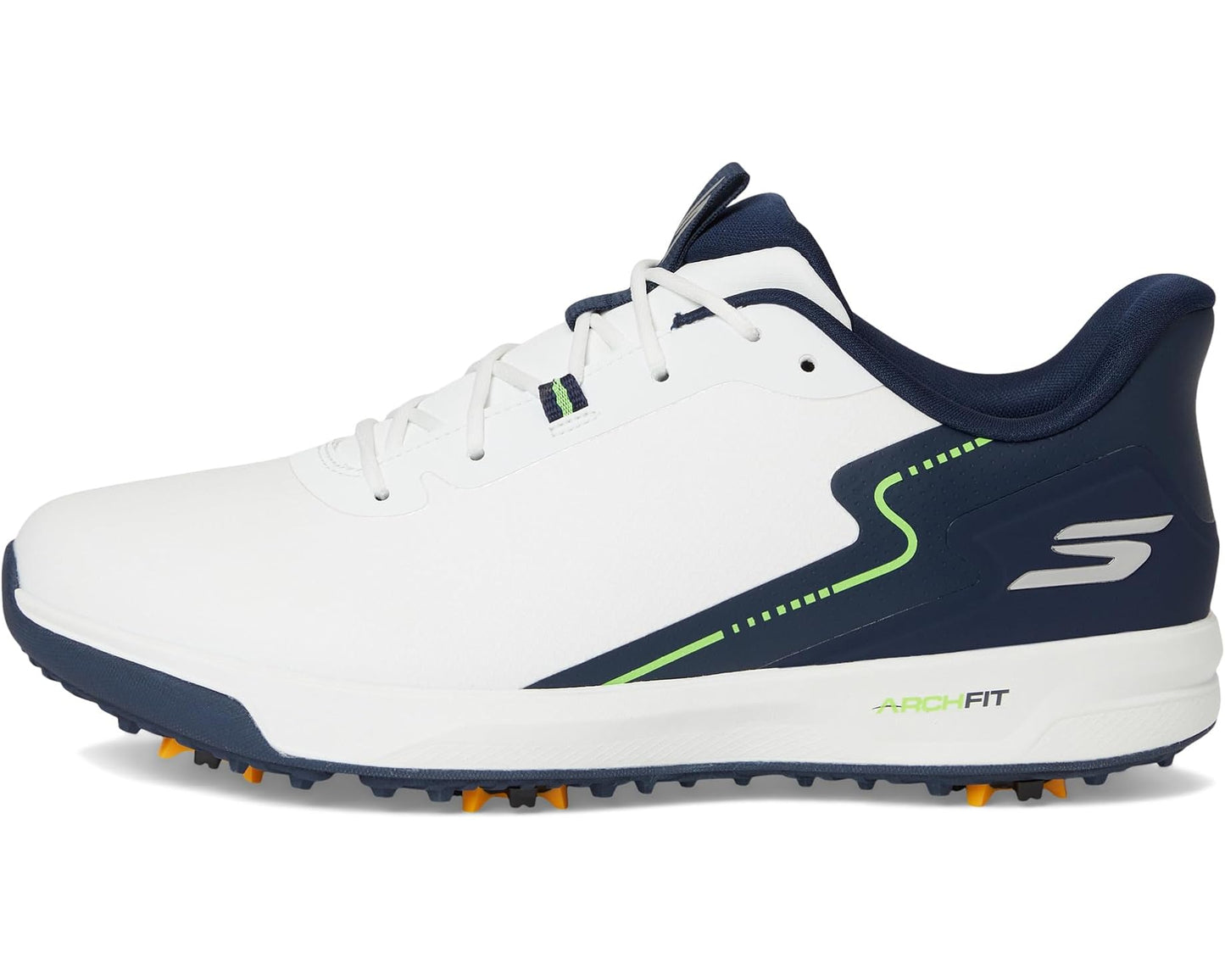 Men's Skechers GO GOLF Elite Vortex Rival ArchFit Golf Shoe White/Navy