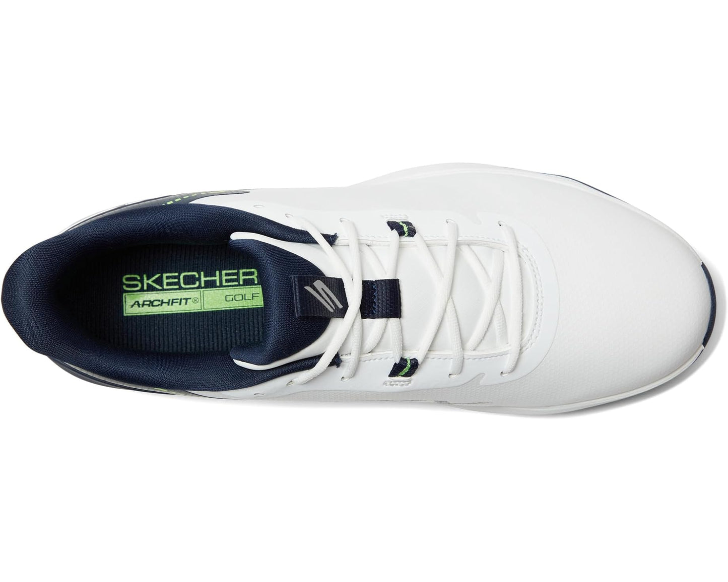 Men's Skechers GO GOLF Elite Vortex Rival ArchFit Golf Shoe White/Navy