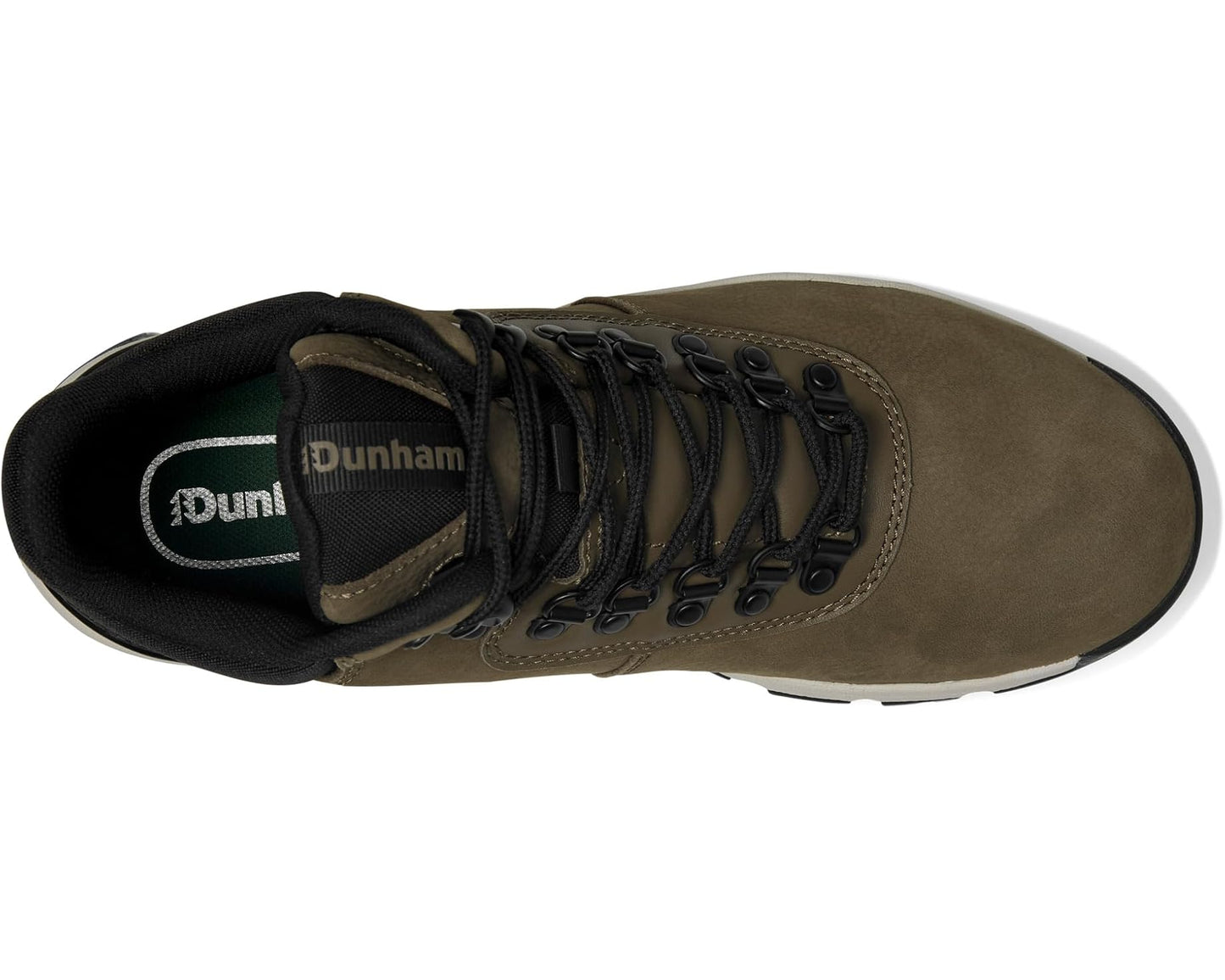 Men's Dunham Alpine Mid Boots Dark Taupe Leather