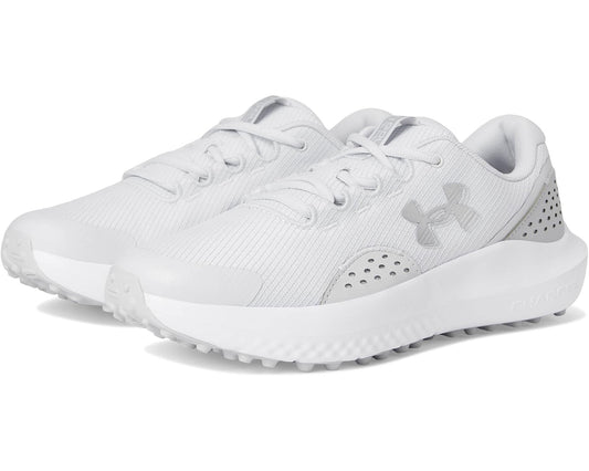 Men's Under Armour Surge Golf Cleats Halo Gray/Halo Gray/Metallic Silver
