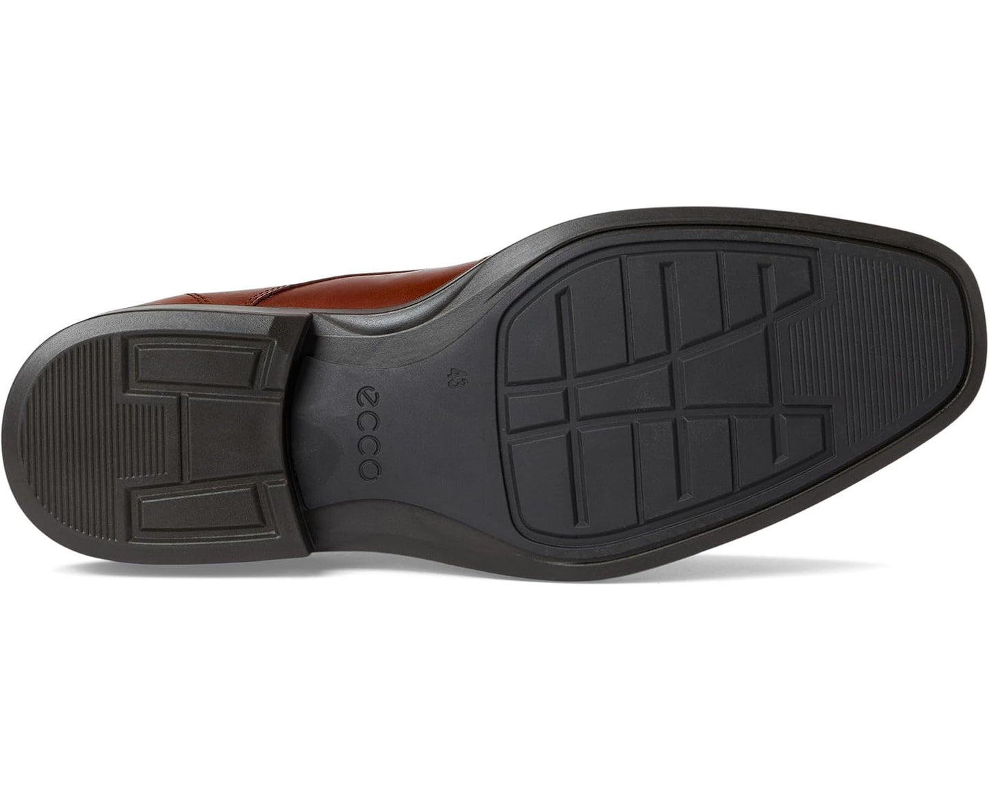 Men's ECCO Milan Plain Toe Oxford Cognac