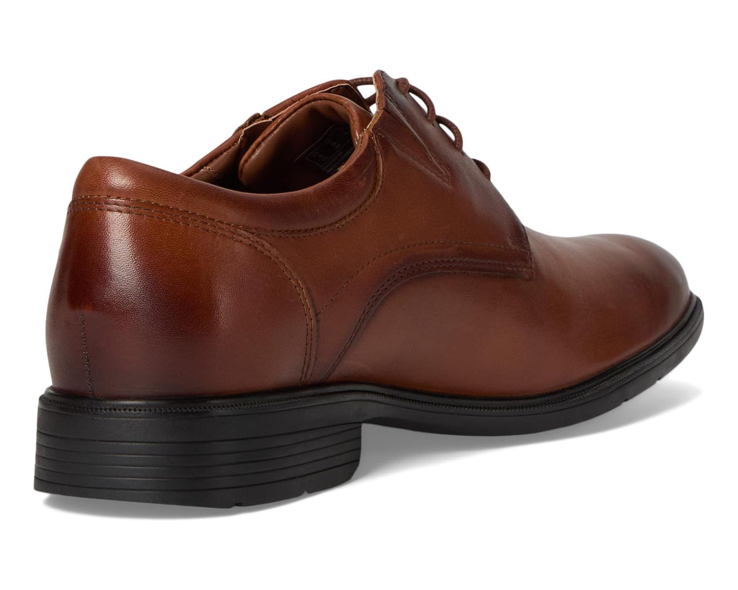 Men's Clarks Steadwell Lace Dark Tan Leather