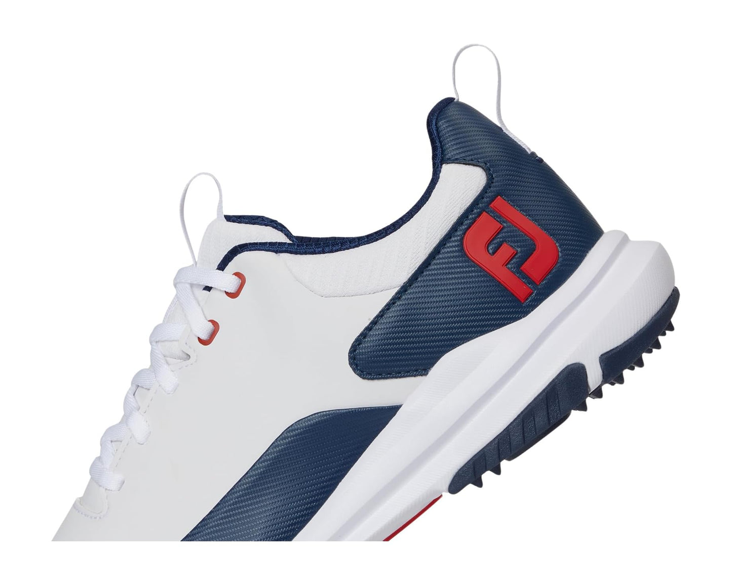 Men's FootJoy Tour Rival Golf Shoes White/Navy/Red