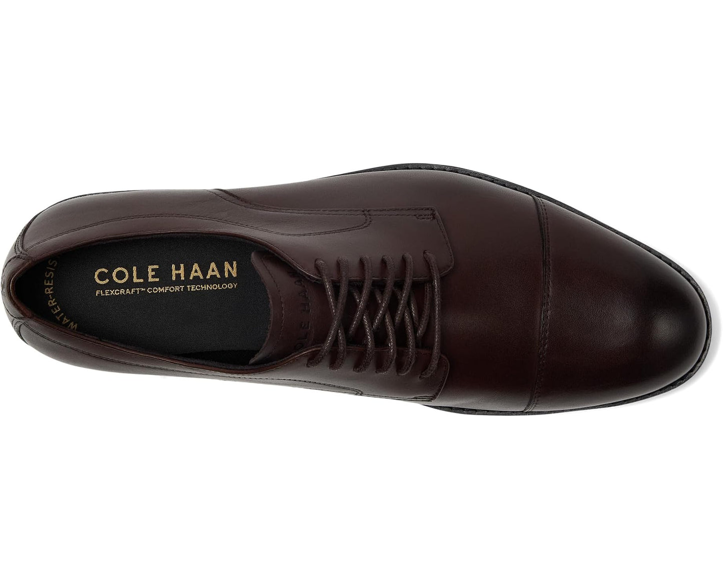 Men's Cole Haan Harmon Grand Cap Toe Oxfords Madeira/Black Wr